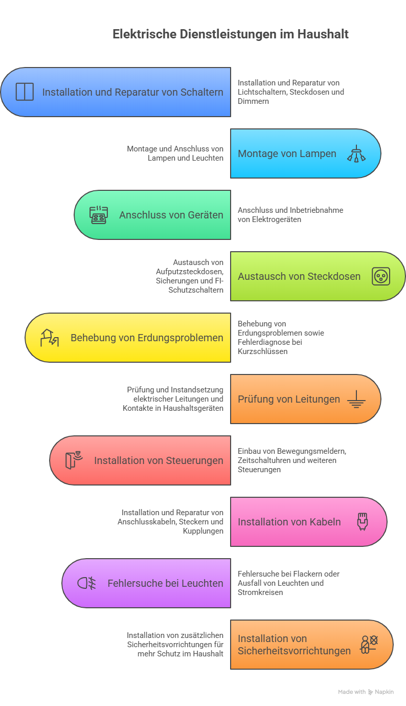 Elektroarbeiten Hintergrund