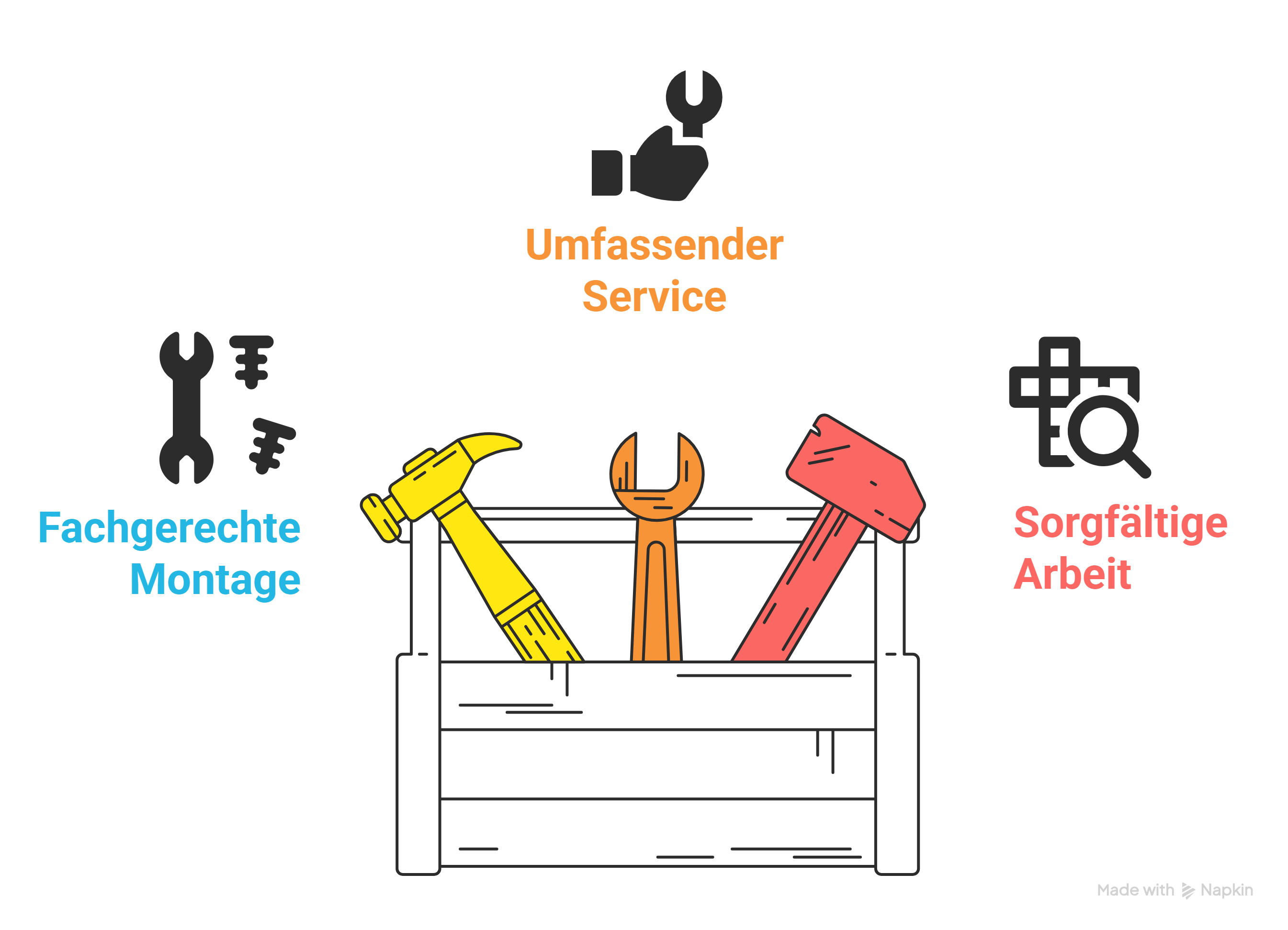 Beispiel einer professionellen Möbelmontage